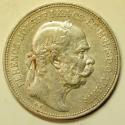 World Coins - Hungary Silver 2 Korona 1913 KB  XF