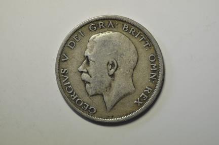 World Coins - Great Britain; Silver 1/2 Crown 1920