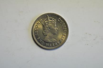 World Coins - Malaya & British Borneo; 5 Cents 1961   BU