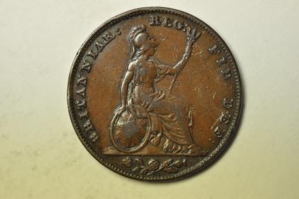 World Coins - Great Britain; Farthing 1847