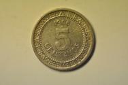 World Coins - Mexico; 5 Centavos 1906