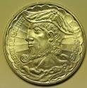 World Coins - Portugal Silver 50 Escudos 1969  Vasco Da Gama  Gem UNC