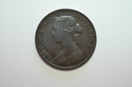 World Coins - Great Britain; 1/2 Penny 1862
