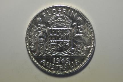 World Coins - Australia; Silver Florin 1943-S