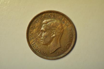 World Coins - Great Britain; Farthing 1938