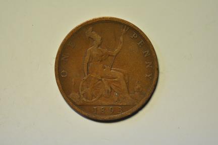 World Coins - Great Britain; Penny 1893
