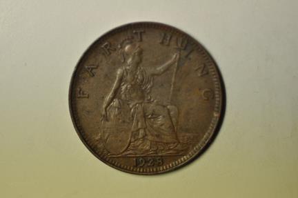 World Coins - Great Britain; Farthing 1928