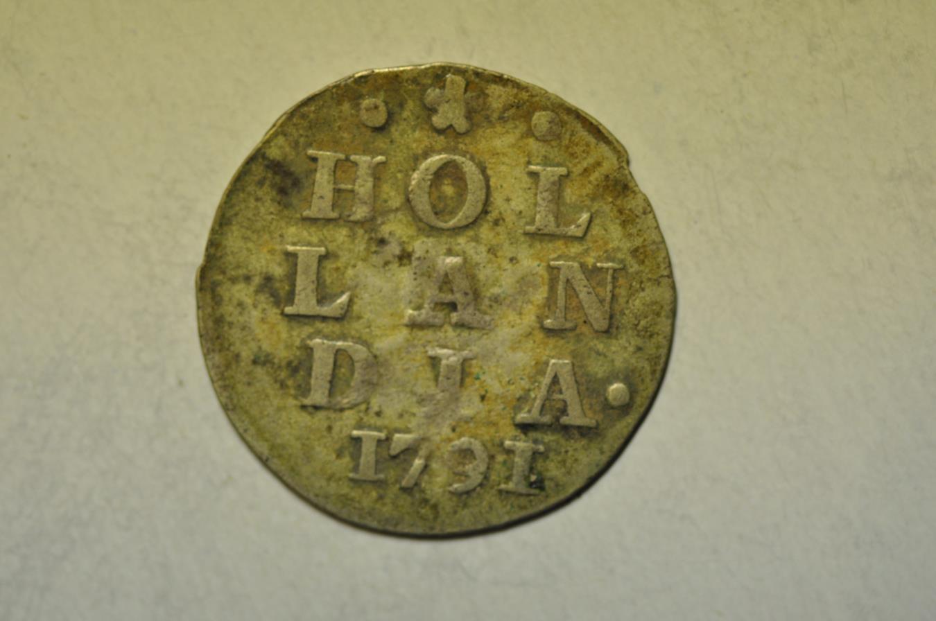 Netherlands - Holland; Silver 2 Stuivers 1791 | European Coins