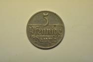 World Coins - Danzig Free City; 5 Pfennig 1923
