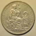 World Coins - Peru Silver Crown - Sol 1925
