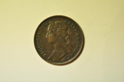 World Coins - Great Britain; Farthing 1881-H