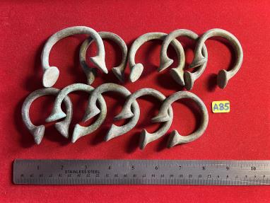 World Coins - One (1) Bronze Manilla Slave Money Bracelet - used in West Africa 1500's to 1800's