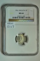 World Coins - Malaya & British Borneo; 5 Cents 1961 NGC MS64