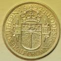 World Coins - Southern Rhodesia Silver Half Crown 1932