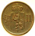 World Coins - Norway Bronze Ore 1878