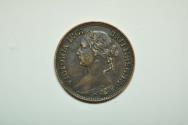World Coins - Great Britain; Farthing 1879  XF+