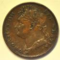 World Coins - Great Britain  Farthing 1823