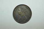 World Coins - Great Britain; Farthing 1881-H    AU