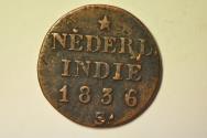 World Coins - Netherlands East Indies; Copper 1/4 Stuiver 1836 S