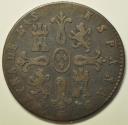 World Coins - Spain Copper 8 Maravedis 1842