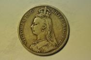 World Coins - Great Britain; Silver Crown 1889