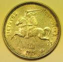 World Coins - Lithuania Silver Litas 1925