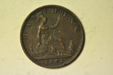 World Coins - Great Britain; Farthing 1882-H
