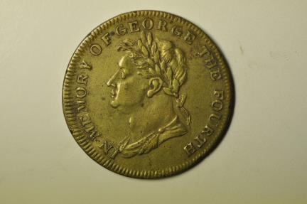 World Coins - Great Britain; Medal in Memory of George IV 1830