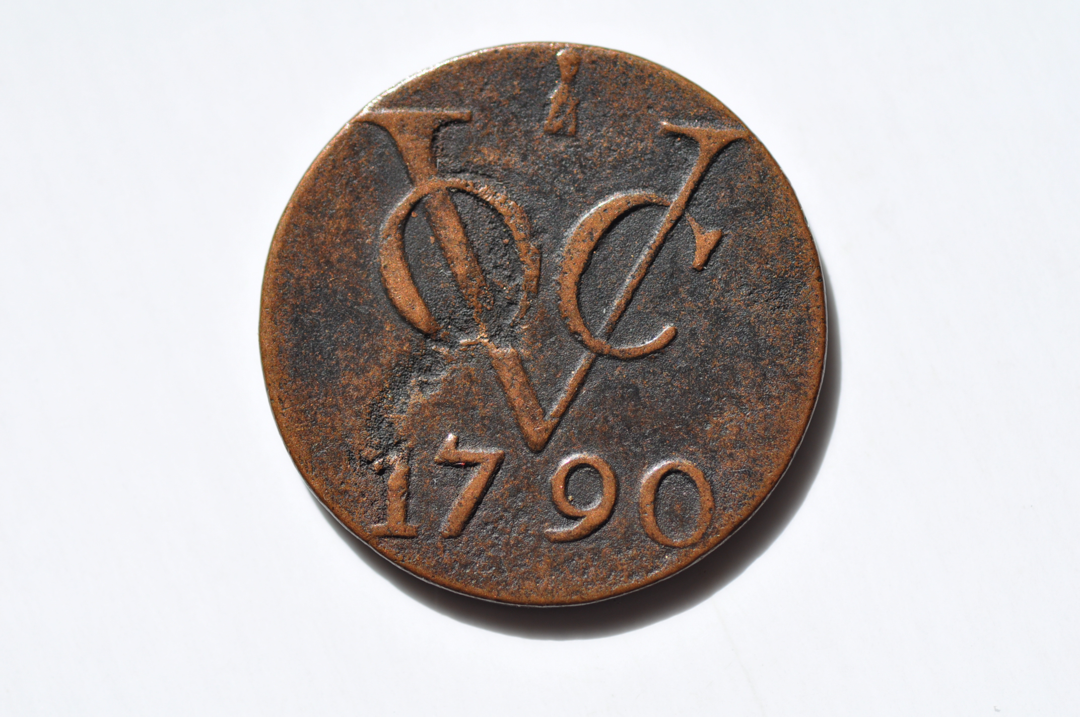 VOC Netherlands East Indies - Utrecht Arms; Duit 1790 | Australian