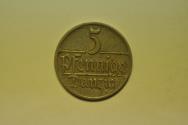 World Coins - Danzig Free City; 5 Pfennig 1923