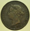 World Coins - Jersey  Bronze 1/24 Shilling 1877-H   VF