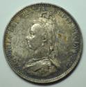 World Coins - Great Britain; Silver 3 Pence 1887  toned UNC
