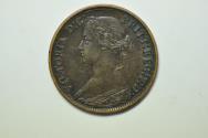 World Coins - Great Britain; Farthing 1865   XF