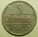 World Coins - Danzig Free City 5 Pfennig 1923