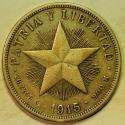 World Coins - Cuba Silver Crown - Peso 1915