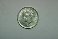 World Coins - Ceylon - Sri Lanca; Silver 10 Cents 1941 UNC (from original Mint Bag)