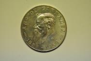 World Coins - Mexico; Silver 5 Pesos 1959 Mo  Centennial of Carranza's Birth