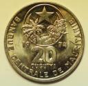 World Coins - Mauritania 20 Ouguiya 1974   UNC