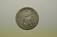 World Coins - Mexico; Silver 25 Centavos 1876/5 Mo B