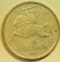 World Coins - Lithuania Silver 5 Litai 1936 Dr. Jonas Bosanavicius