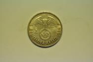 World Coins - Germany Third Reich; Silver 2 Reichsmark  1938 B