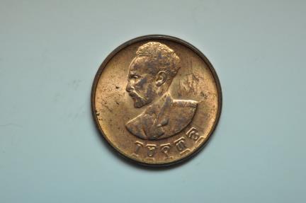 World Coins - Ethiopia; 5 Cents EE1936 (1943-1944 AD)  UNC