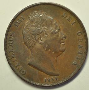 World Coins - Great Britain Copper Penny 1831