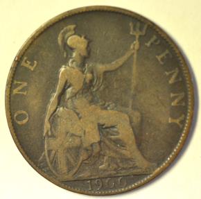 World Coins - Great Britain; Penny 1900