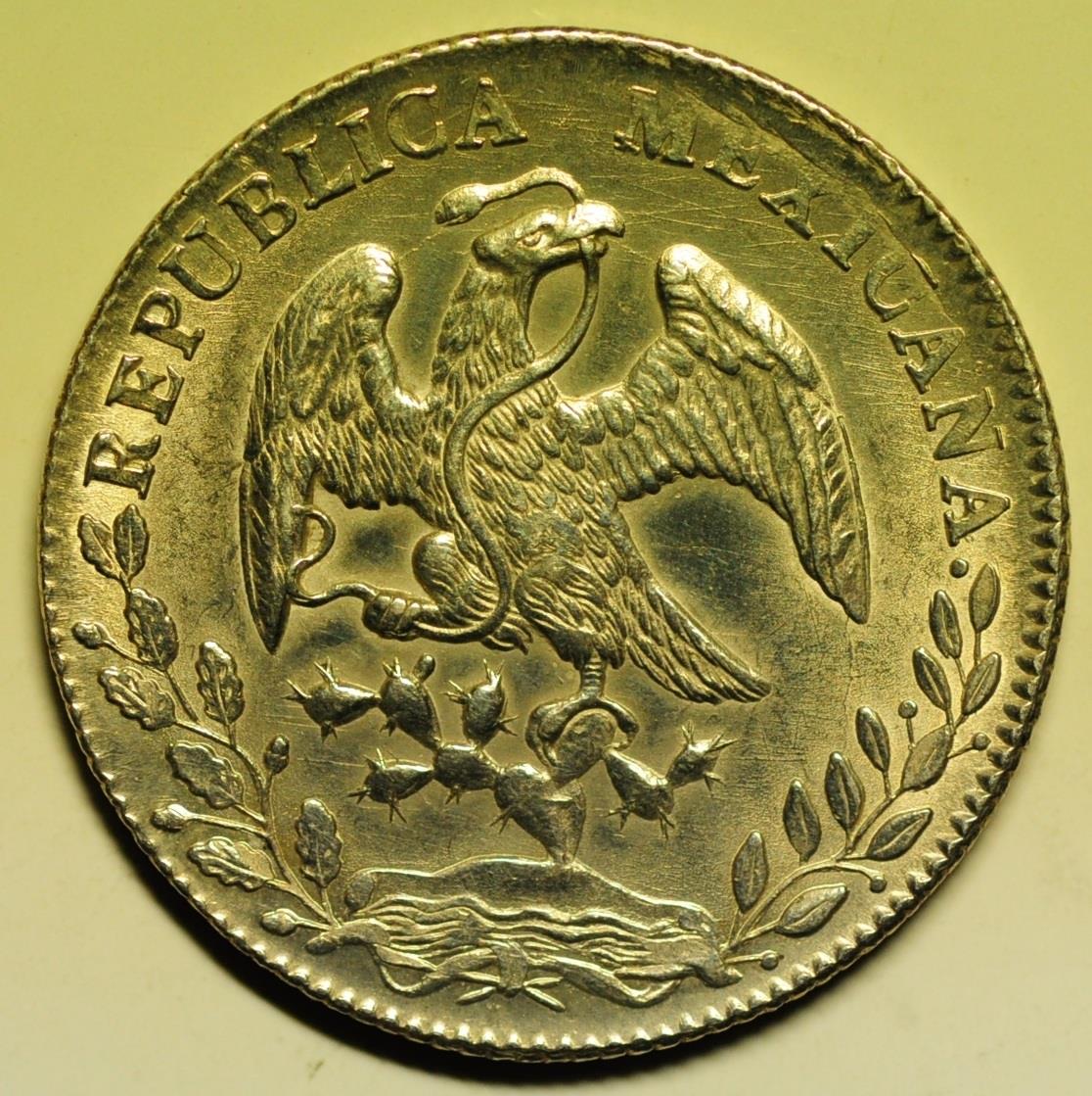 REISA　74、84、85、86 Mexico Silver 8 Reales 1886 Zs Js | North & Central American and