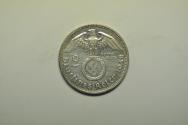 World Coins - Germany Third Reich; Silver 2 Reichsmark  1938 G