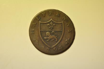 World Coins - Great Britain; Half Penny Token 1794 