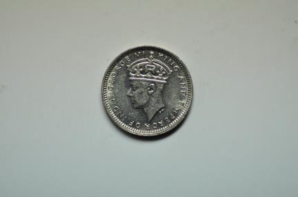 World Coins - Hong Kong; 5 Cents 1939-H  UNC