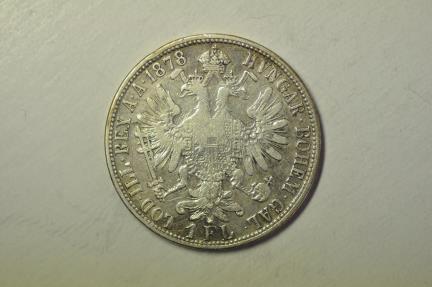 Austria Austro-Hungarian Empire; Silver Florin 1878 | European Coins