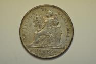 World Coins - Guatemala; Silver Crown - Peso 1894